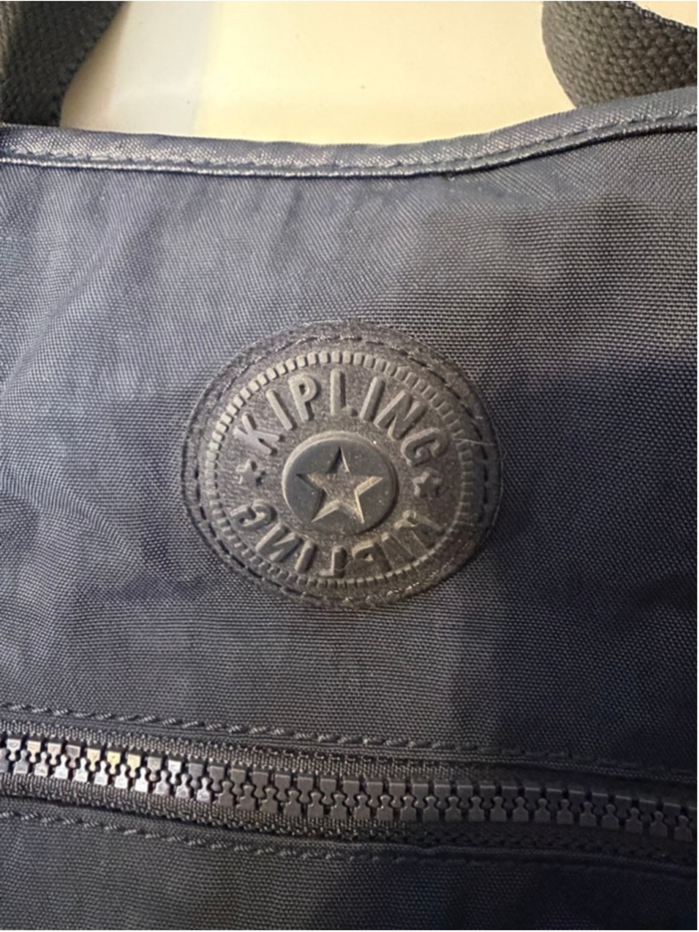 Women's Kipling Navy Tote Bag One Size - Picture 2 of 11